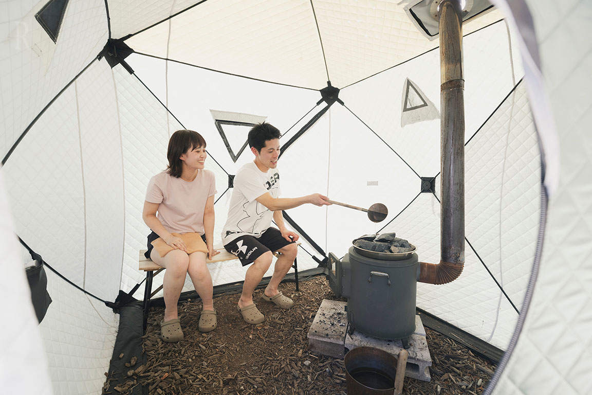 本格テントサウナ体験